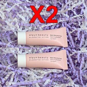 2 PACK Alpyn Beauty Natural PlantGenius Melt Moisturizer Travel Size 2X .23 oz